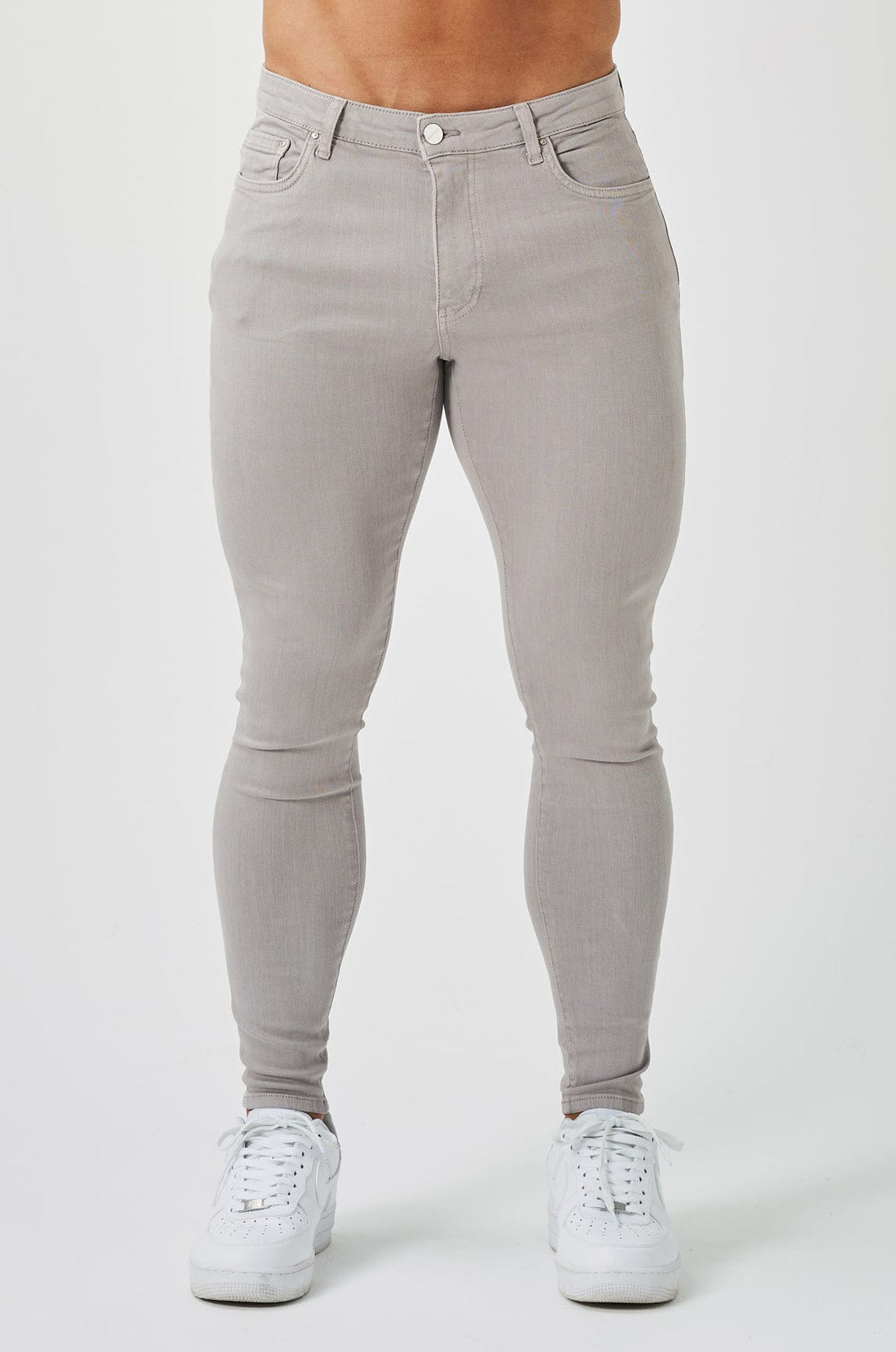 Legend London Jeans - spray on SKINNY FIT JEANS - ICE GREY