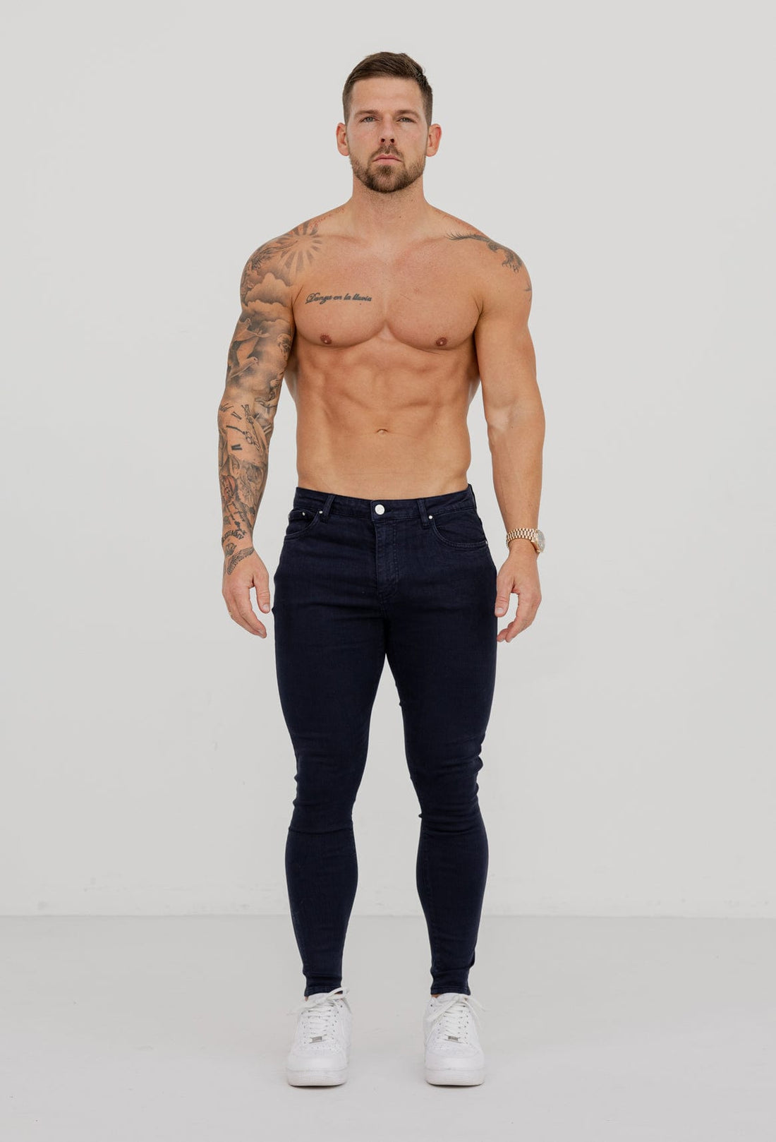 Legend London Jeans - spray on SKINNY FIT JEANS - NAVY