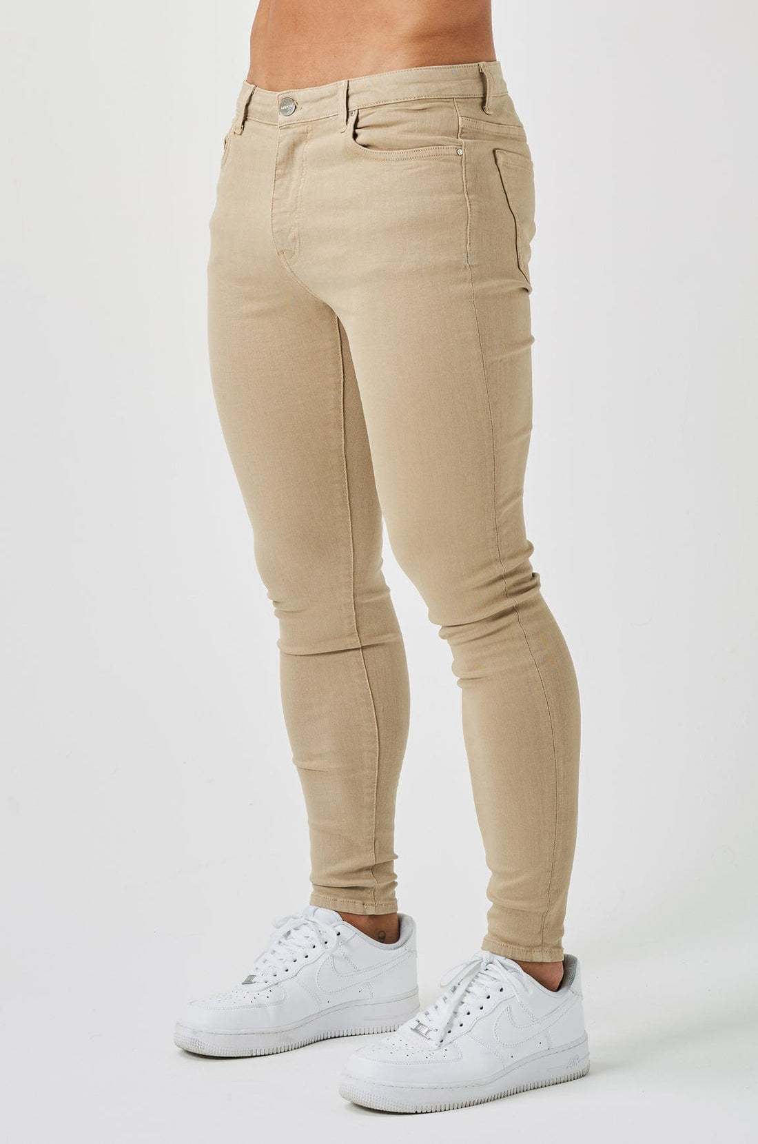 Legend London Jeans - spray on SKINNY FIT JEANS - STONE