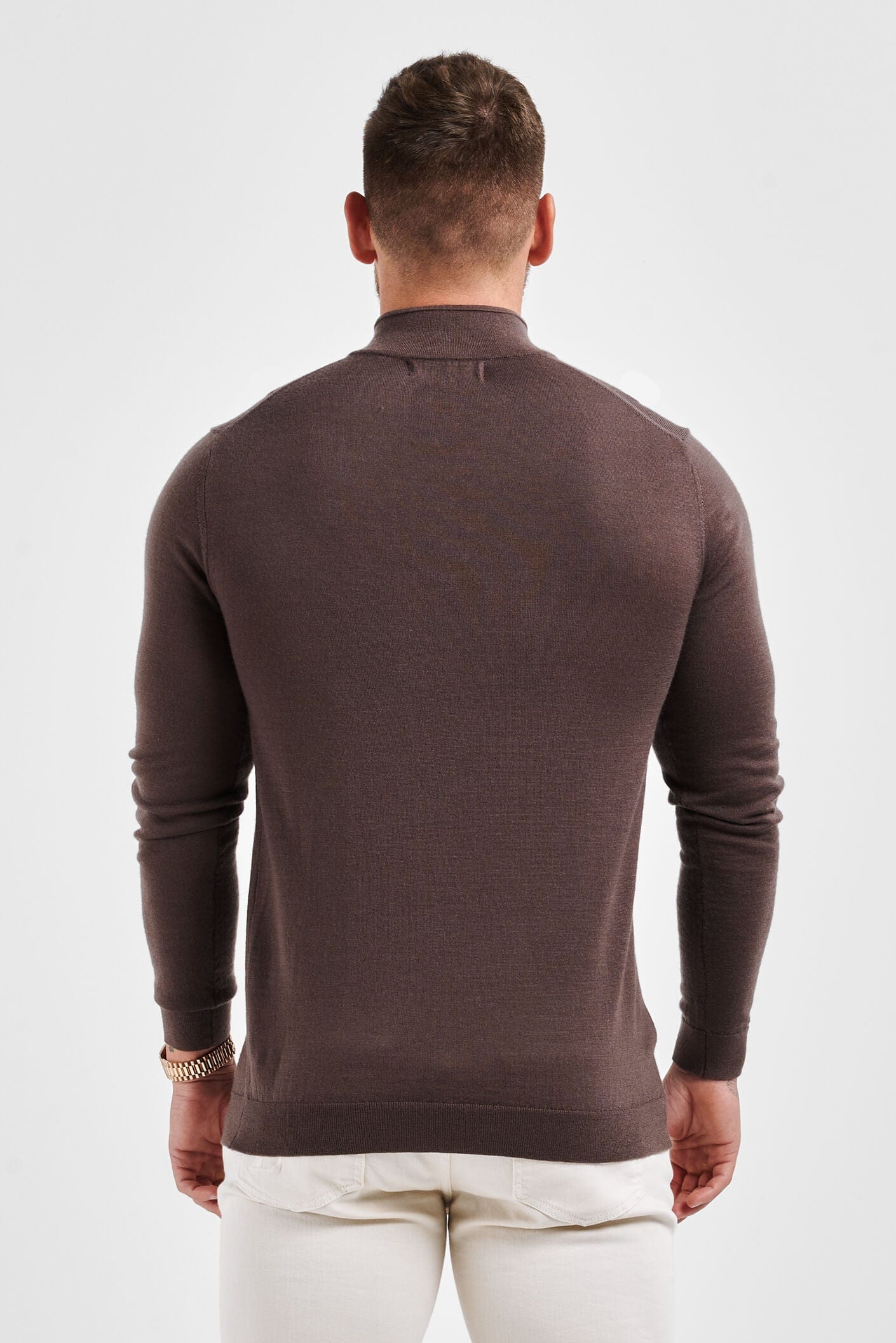 Legend London KNITWEAR KNIT SWEATER - BROWN