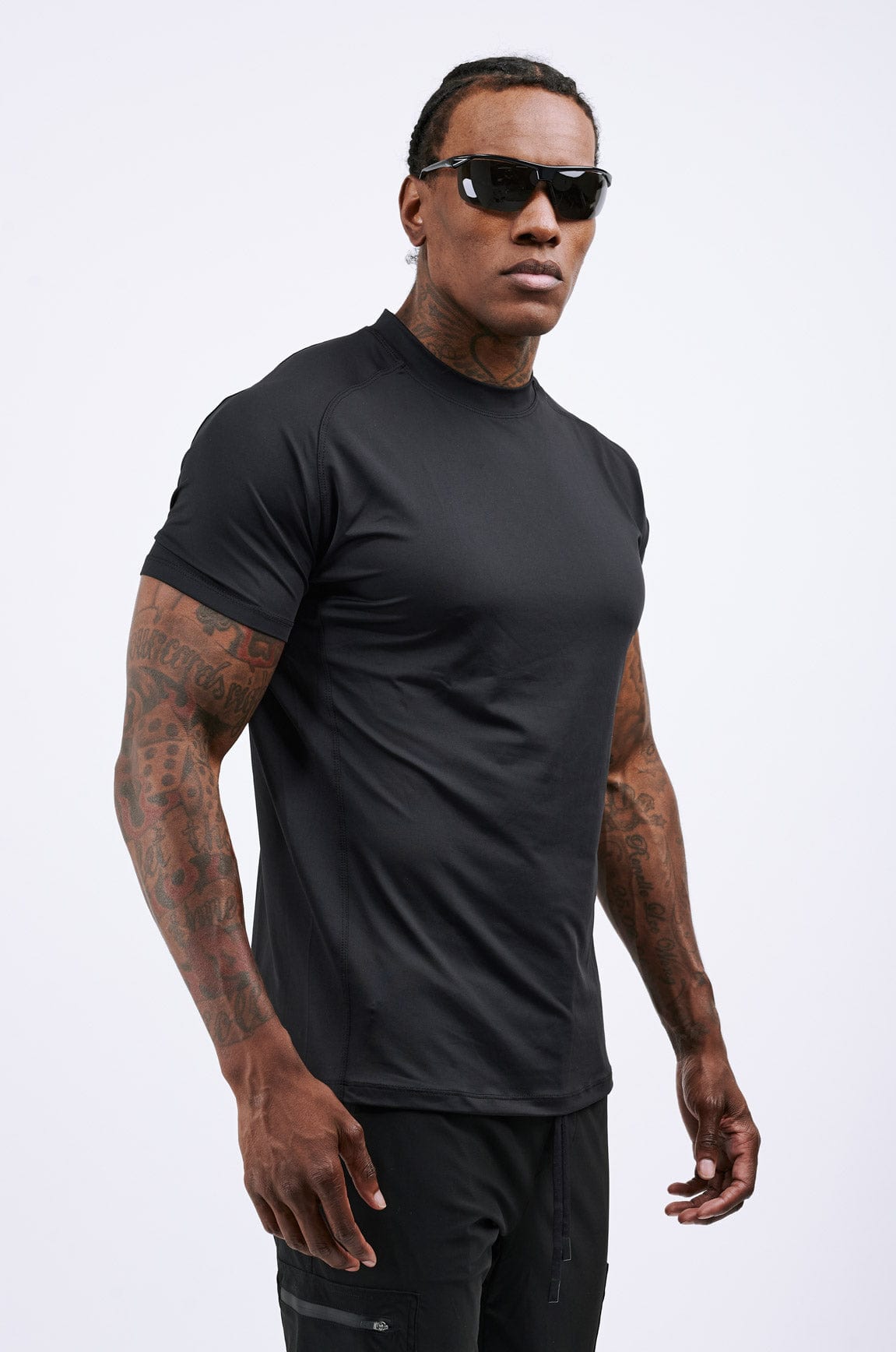 Legend London LEGEND ACTIVE T-SHIRT - BLACK