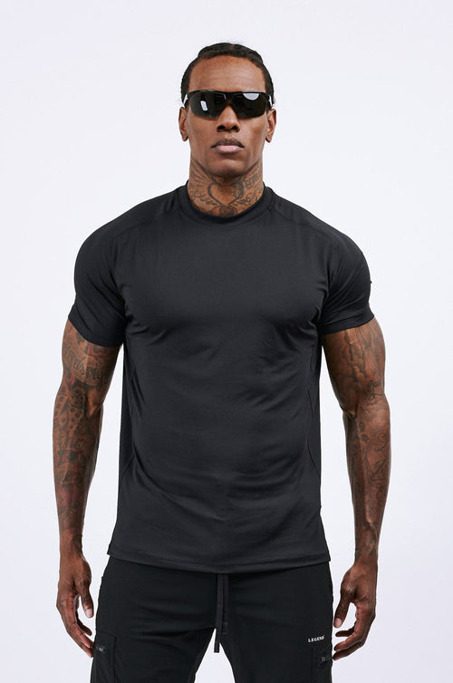 Legend London LEGEND ACTIVE T-SHIRT - BLACK