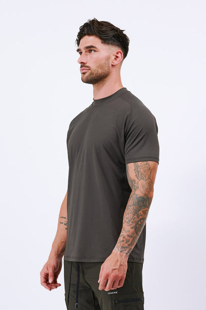 Legend London LEGEND ACTIVE T-SHIRT - MILITARY KHAKI