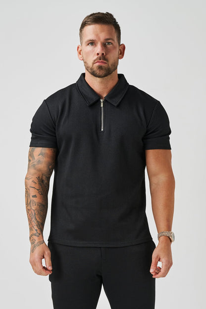 Legend London Polo ZIG ZAG POLO TWIN SET - BLACK