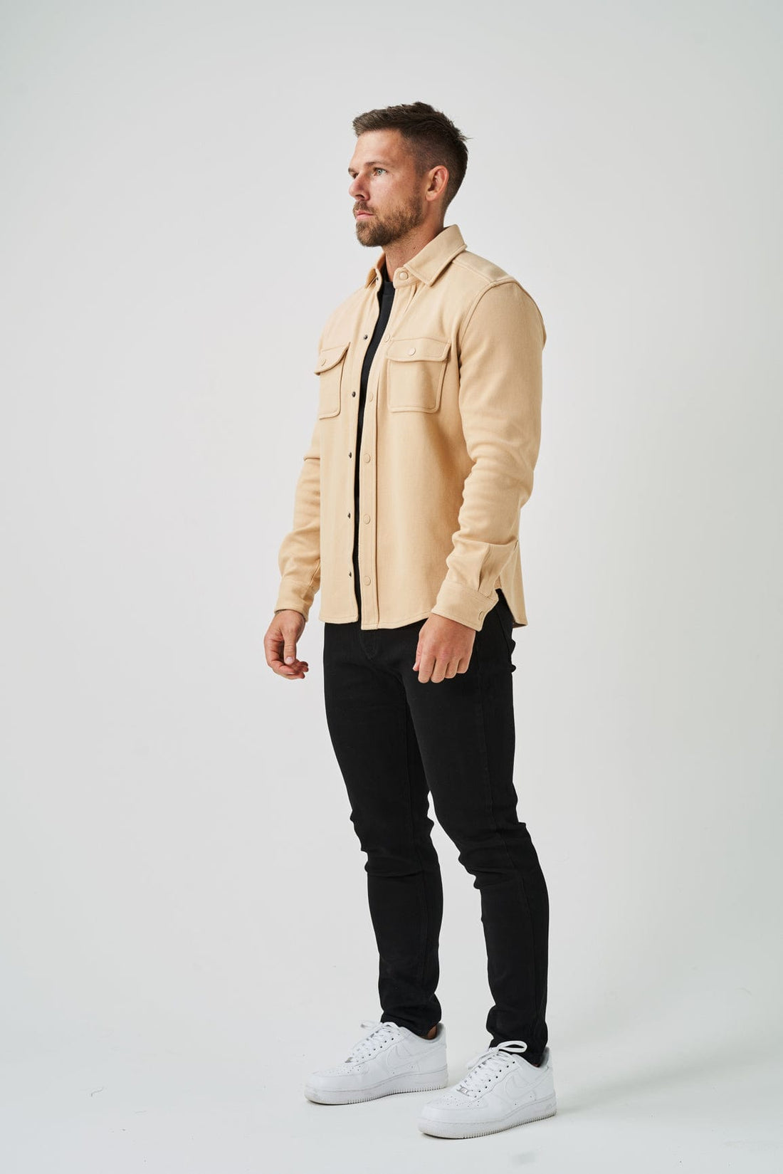 Legend London Shirt OVERSHIRT - BEIGE