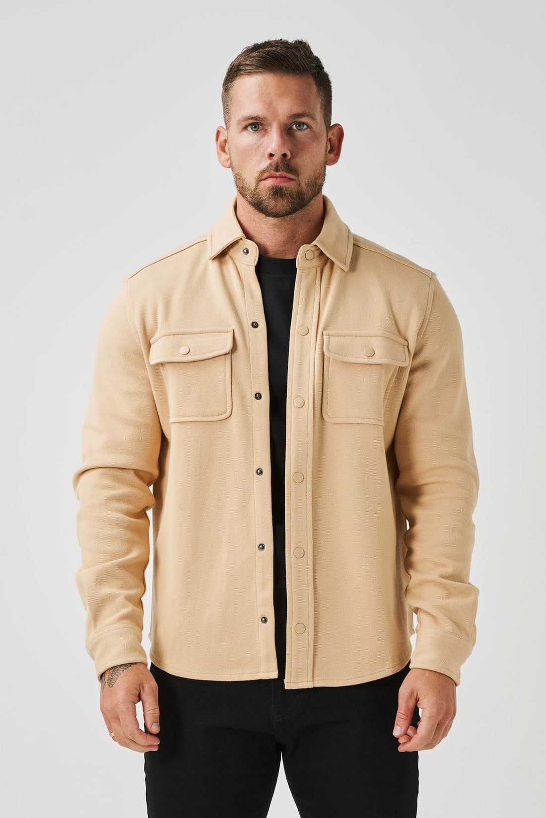 Legend London Shirt OVERSHIRT - BEIGE