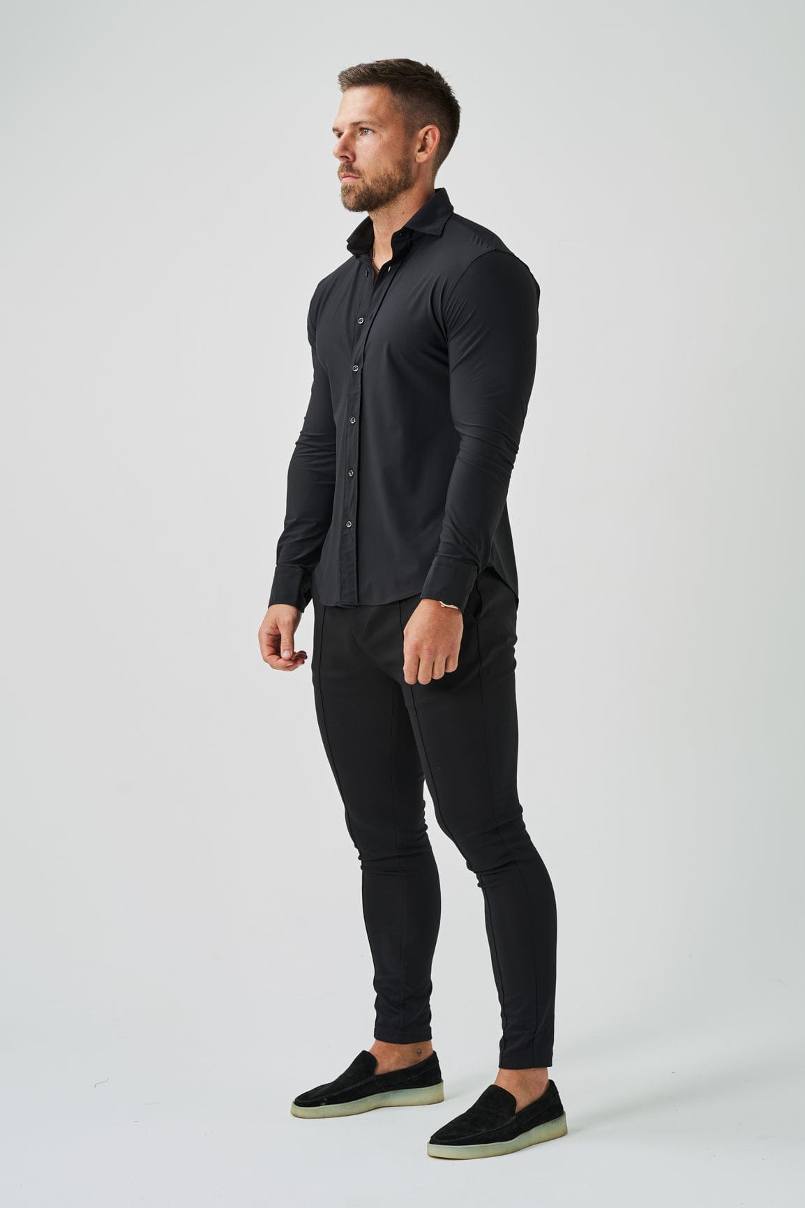 Legend London Shirt TECHNICAL SHIRT - BLACK