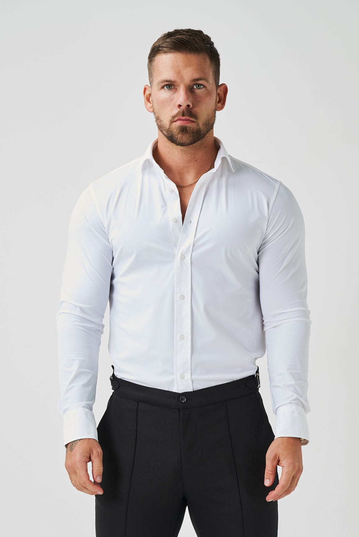 Legend London Shirt TECHNICAL SHIRT - WHITE