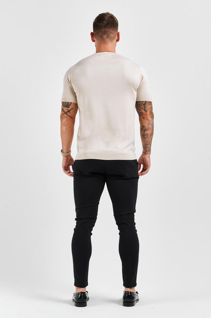 Legend London T-SHIRT KNIT T-SHIRT - BEIGE