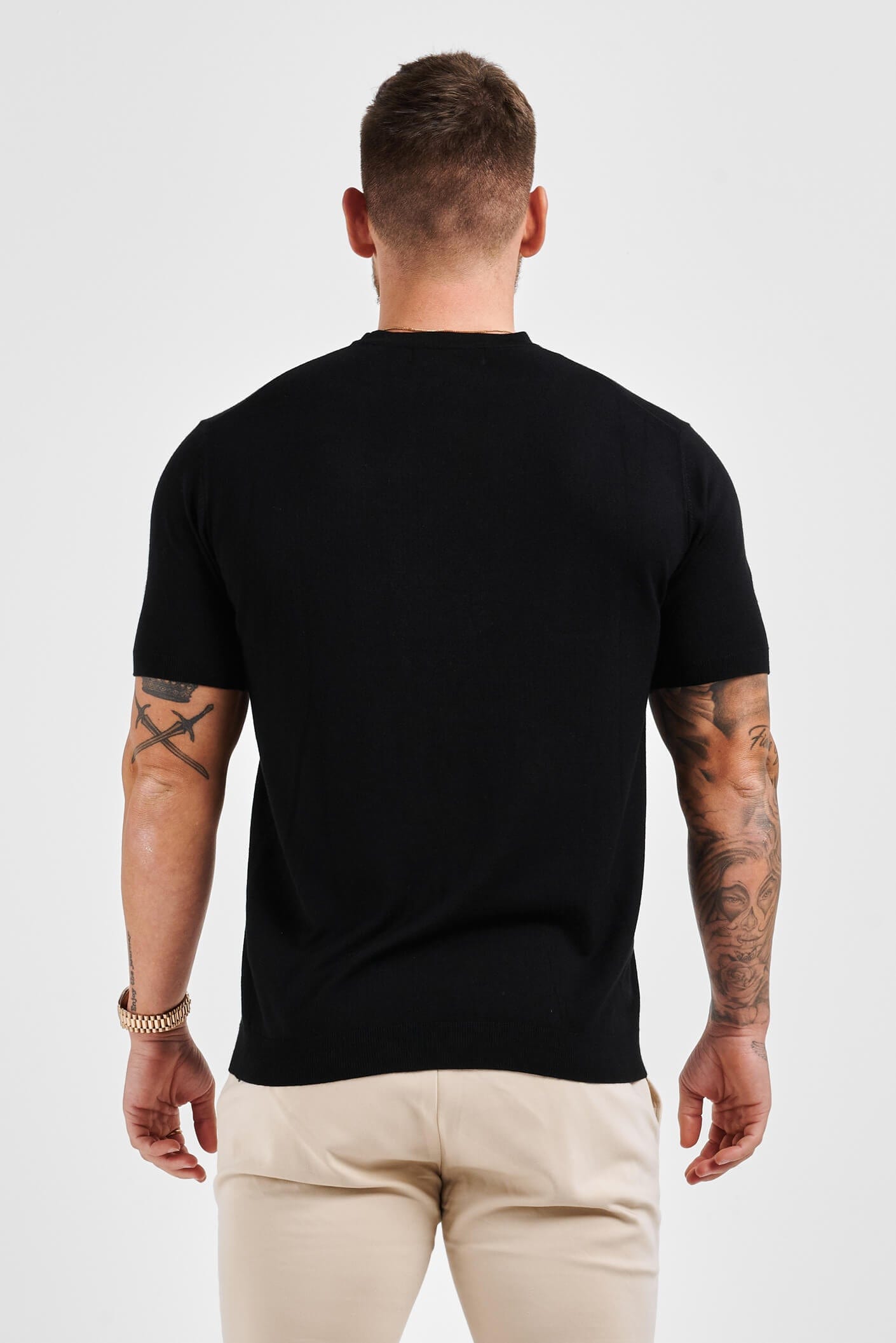 Legend London T-SHIRT KNIT T-SHIRT - BLACK