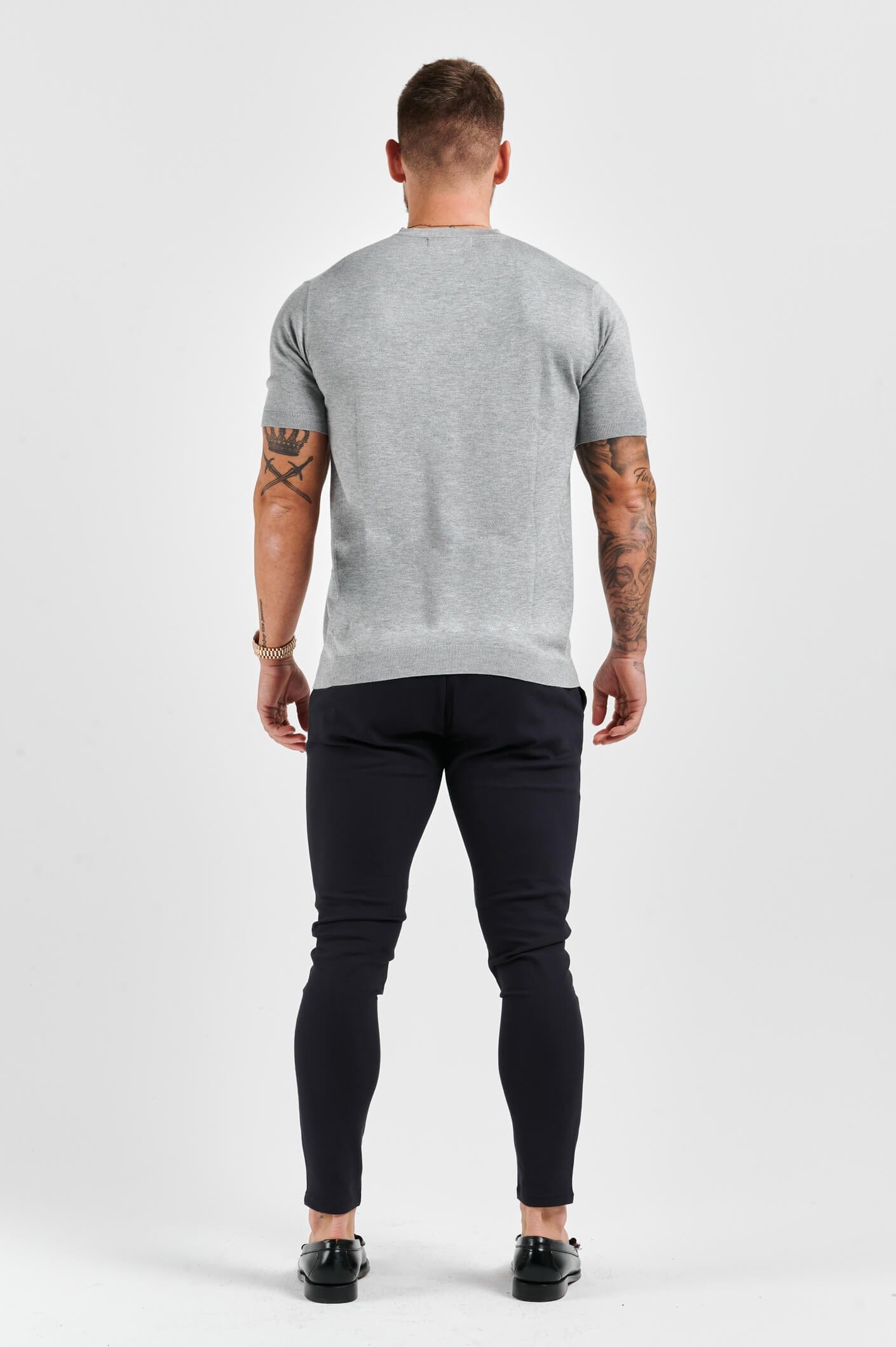 Legend London T-SHIRT KNIT T-SHIRT - GREY