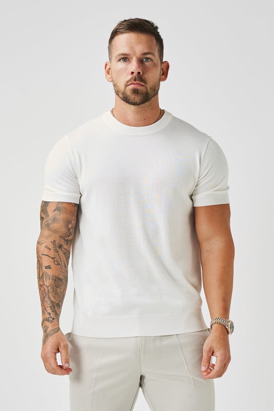 Legend London T-SHIRT KNIT T-SHIRT - OFF WHITE