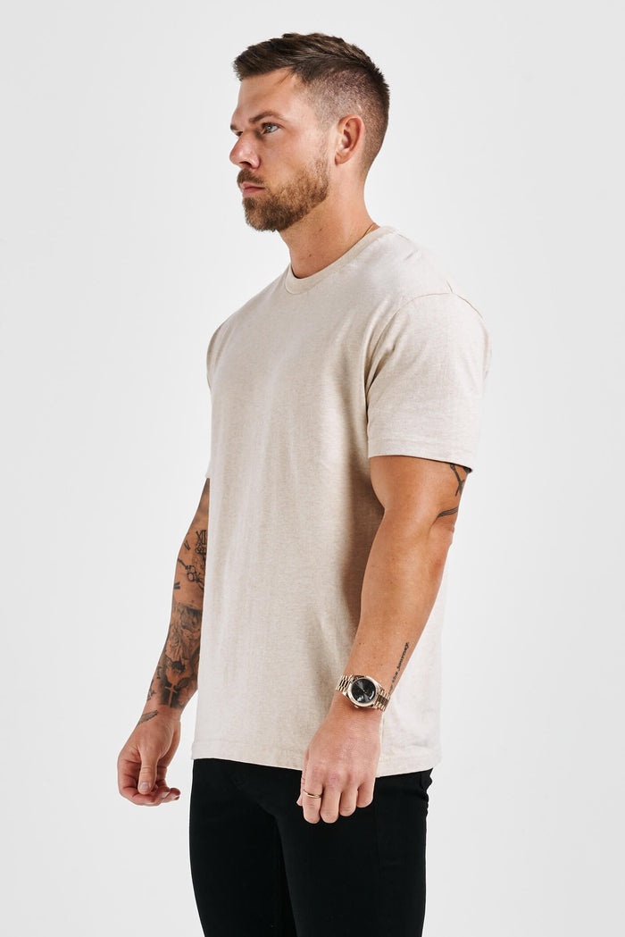 LEGEND* BASICS MUSCLE FIT T-SHIRT – NEBEL