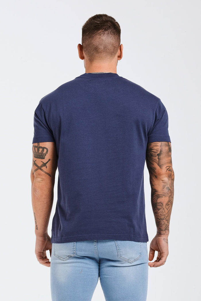 LEGEND* BASICS MUSCLE FIT T-SHIRT – INDIGO NAVY