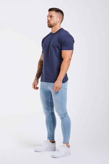 LEGEND* BASICS MUSCLE FIT T-SHIRT – INDIGO NAVY