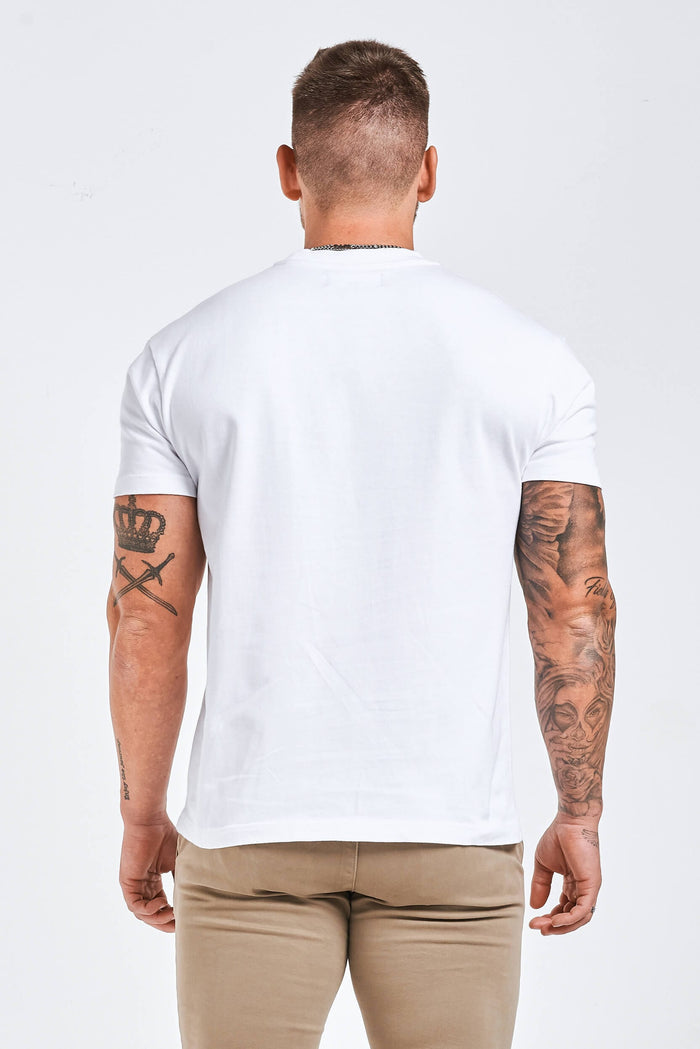 LEGEND* BASICS MUSCLE FIT T-SHIRT – WEISS