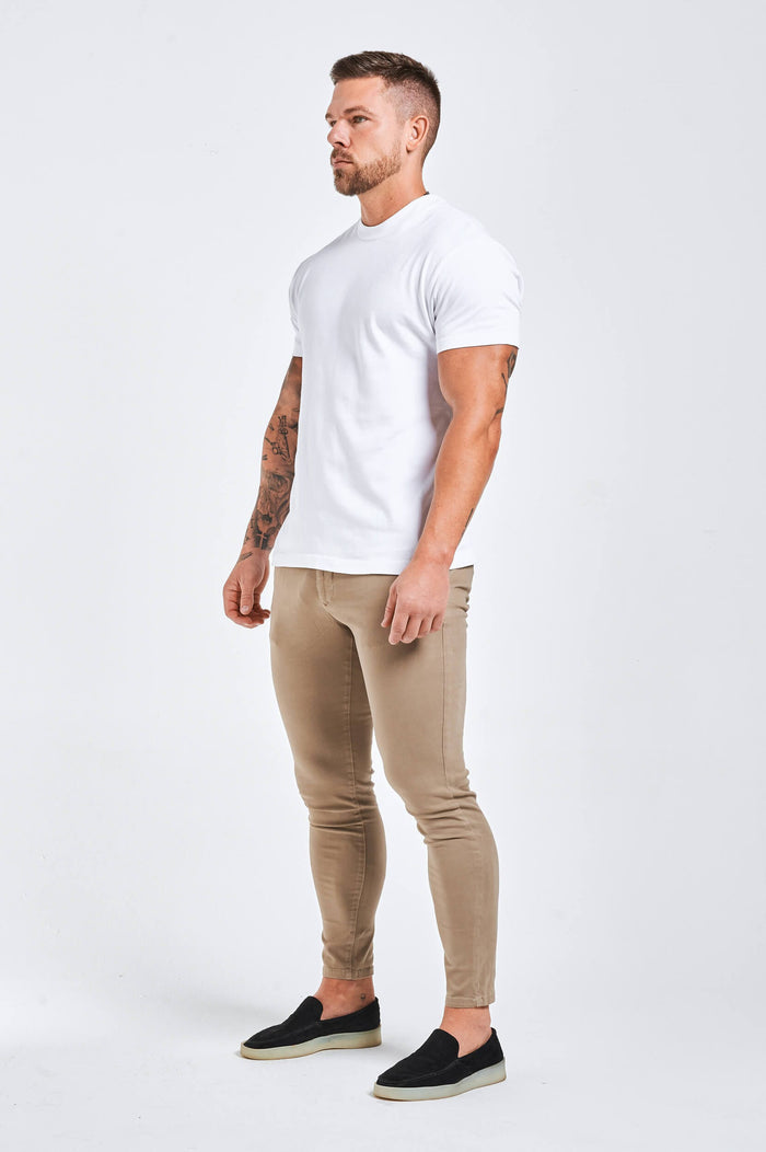 LEGEND* BASICS MUSCLE FIT T-SHIRT – WEISS