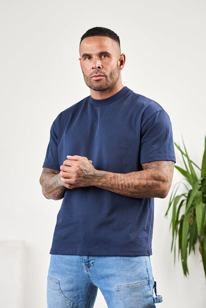 Legend London T-SHIRT LEGEND* OVERSIZED T-SHIRT - INDIGO NAVY