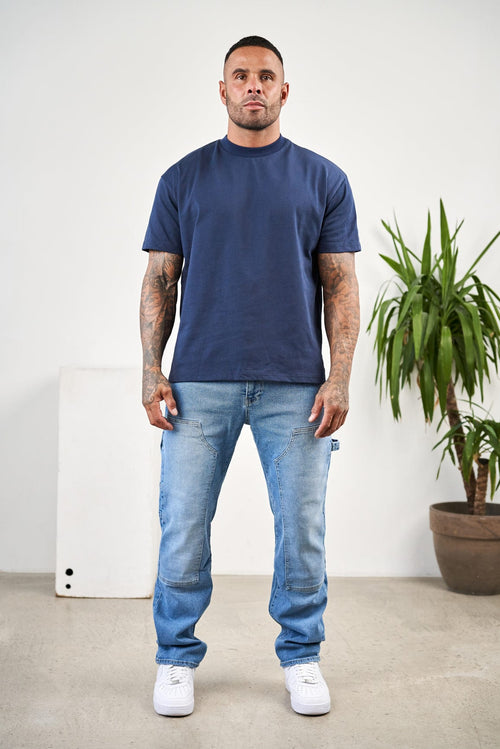 Legend London T-SHIRT LEGEND* OVERSIZED T-SHIRT - INDIGO NAVY