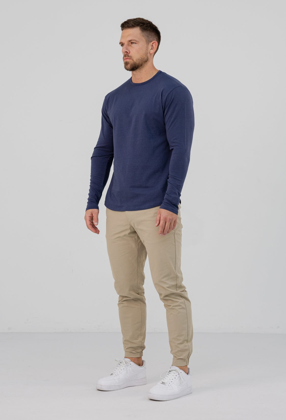 Legend London T-SHIRT LONG SLEEVE TOP - INDIGO NAVY