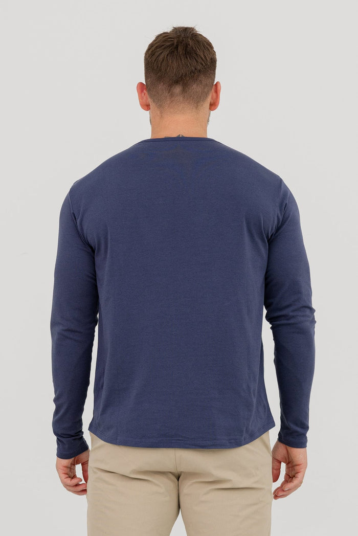 LONG SLEEVE TOP - INDIGO NAVY