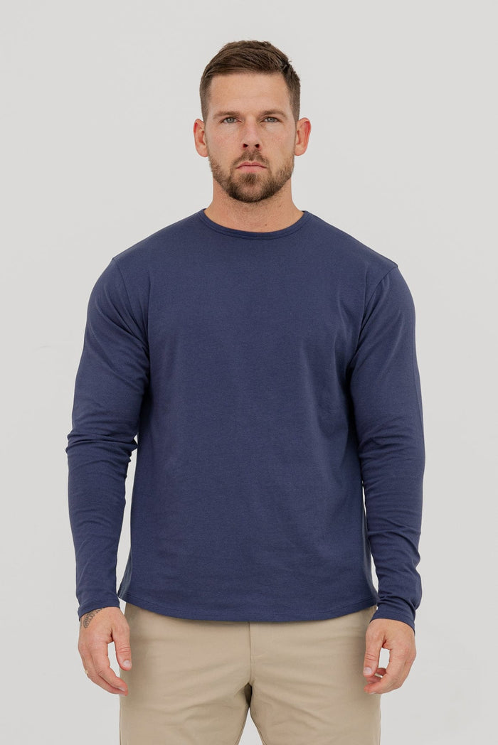 LONG SLEEVE TOP - INDIGO NAVY