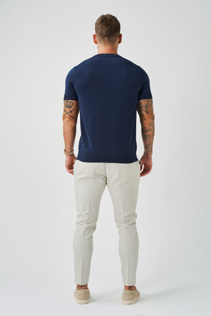 Legend London T-SHIRT LUXE MERCERISED T-SHIRT - NAVY