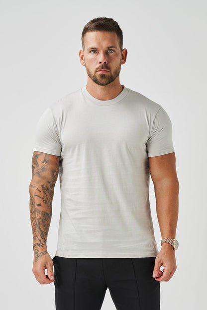 Legend London T-SHIRT LUXE MERCERISED T-SHIRT - PEARL GREY