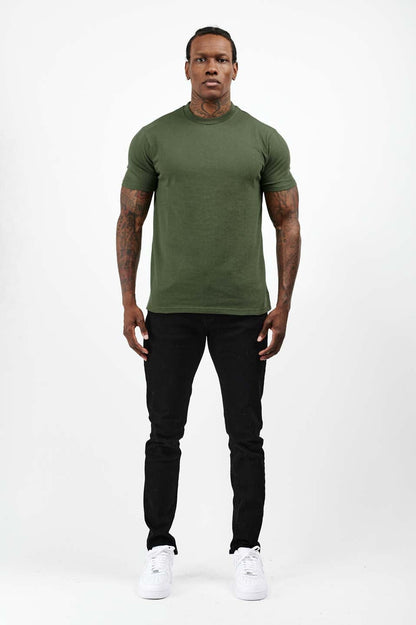 Legend London T-SHIRT PREMIUM BASICS T-SHIRT - ARMY GREEN