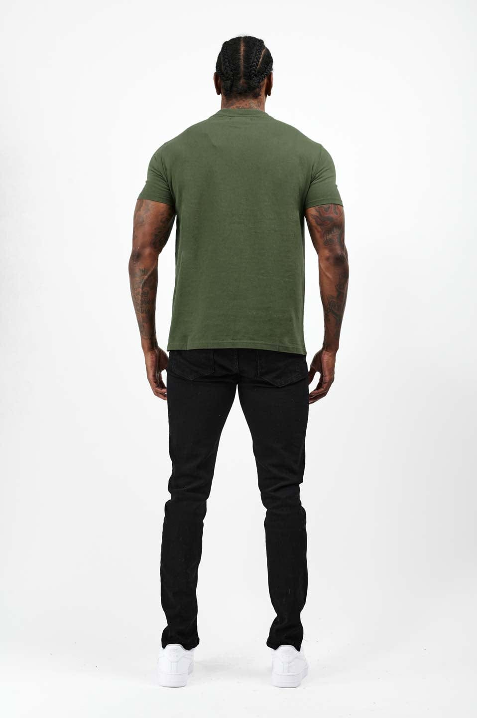 Legend London T-SHIRT PREMIUM BASICS T-SHIRT - ARMY GREEN