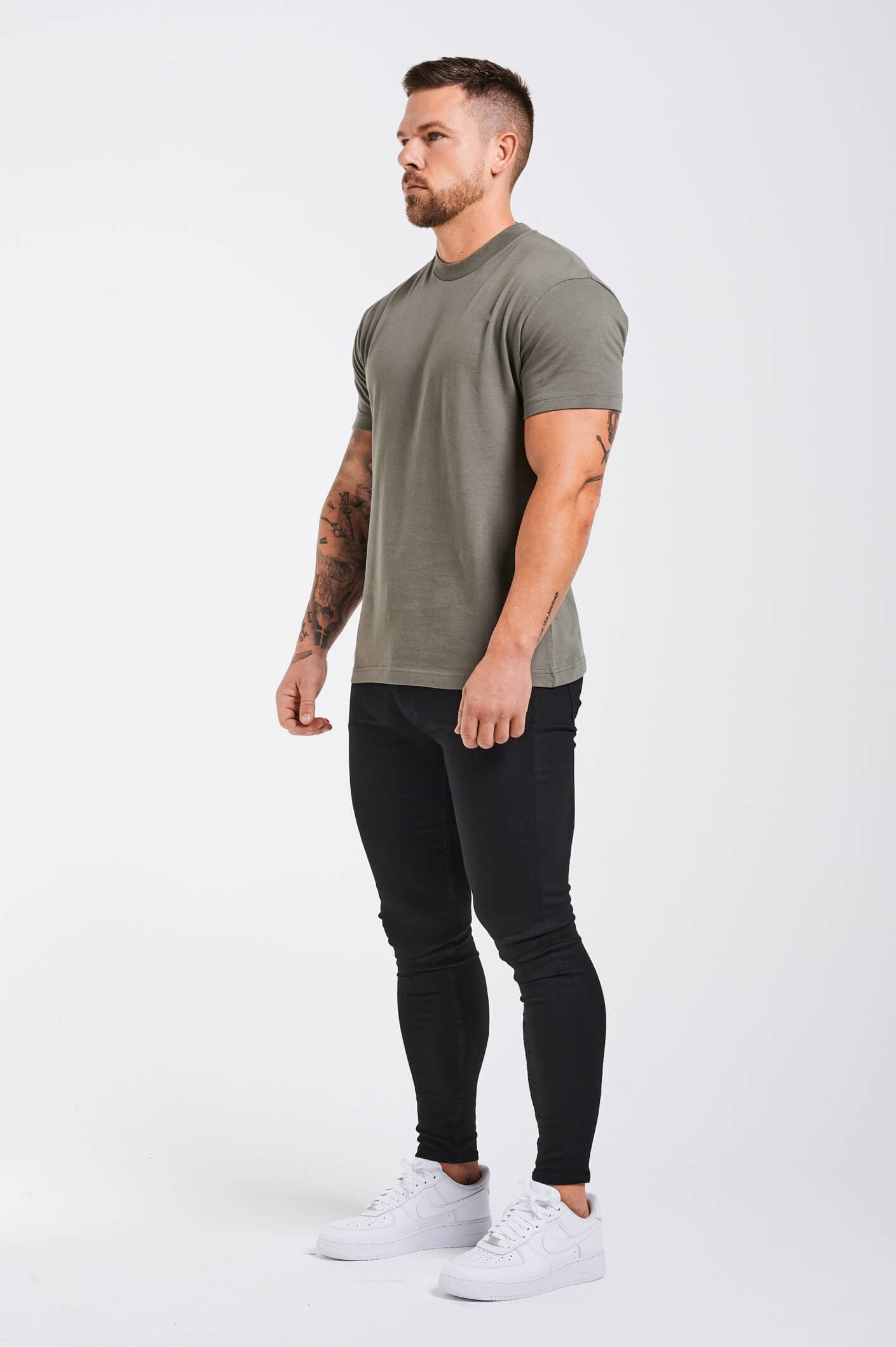 Legend London T-SHIRT PREMIUM BASICS T-SHIRT - CHARCOAL GREY