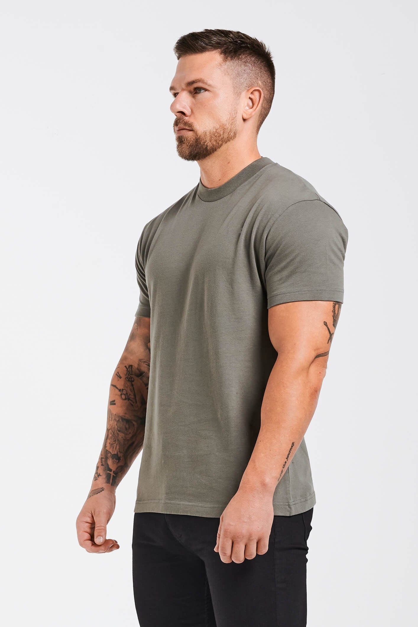 Legend London T-SHIRT PREMIUM BASICS T-SHIRT - CHARCOAL GREY