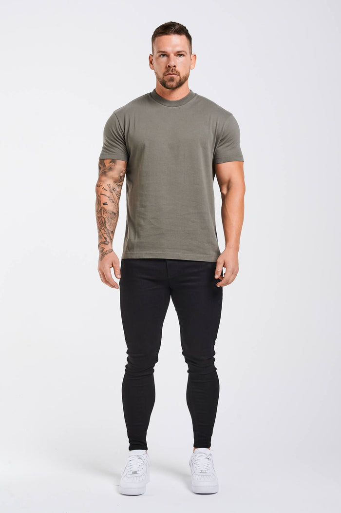 LEGEND* BASICS MUSCLE FIT T-Shirt – Anthrazit