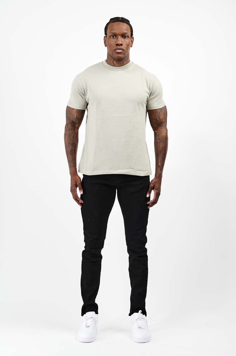 Legend London T-SHIRT PREMIUM BASICS T-SHIRT - CONCRETE