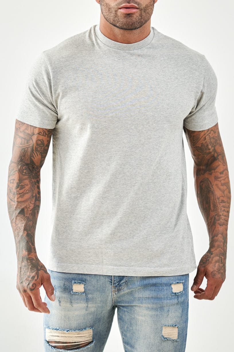 Legend London T-SHIRT PREMIUM BASICS T-SHIRT - GREY MARL