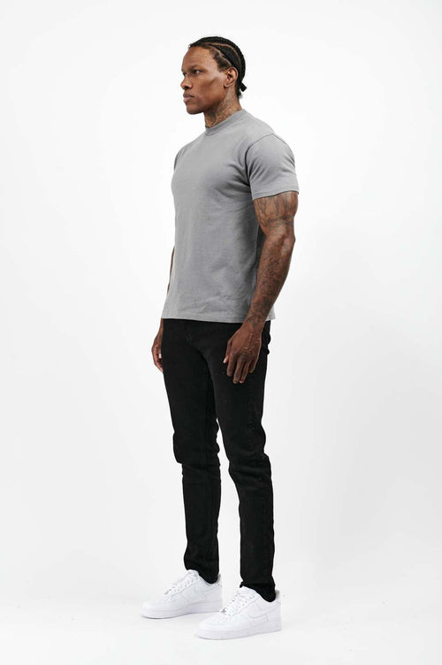 Legend London T-SHIRT PREMIUM BASICS T-SHIRT - GUNMETAL GREY