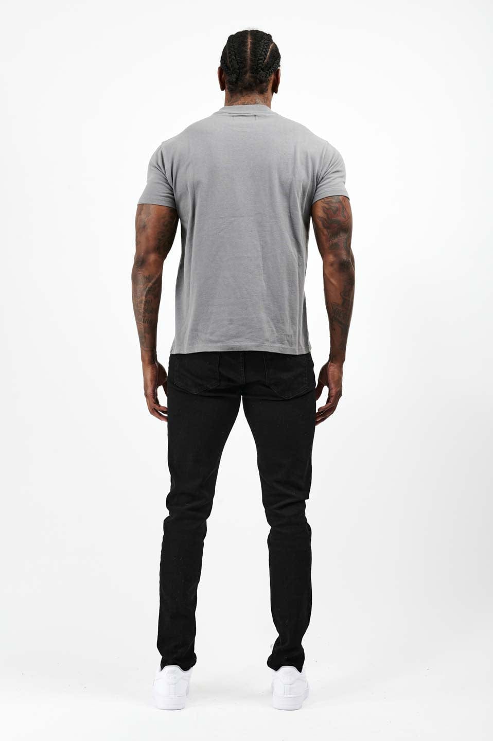 Legend London T-SHIRT PREMIUM BASICS T-SHIRT - GUNMETAL GREY