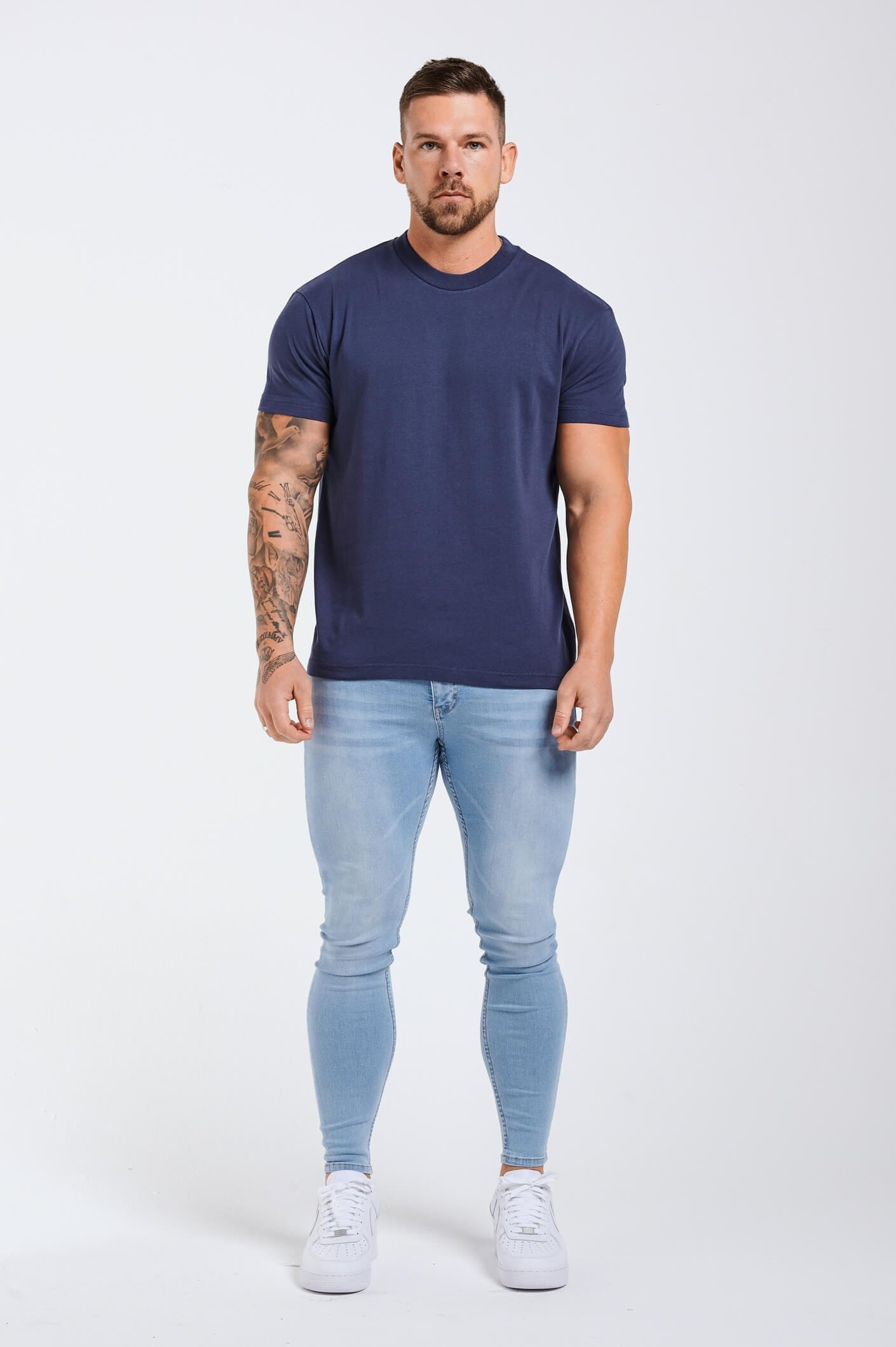 Legend London T-SHIRT PREMIUM BASICS T-SHIRT - INDIGO NAVY