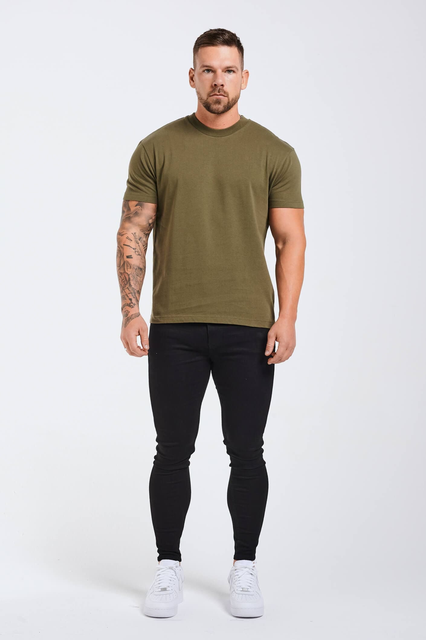 Legend London T-SHIRT PREMIUM BASICS T-SHIRT - OLIVE