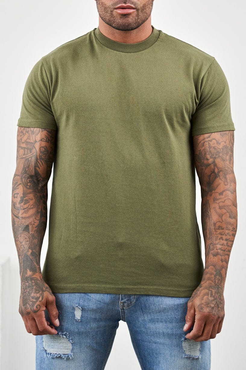 Legend London T-SHIRT PREMIUM BASICS T-SHIRT - OLIVE