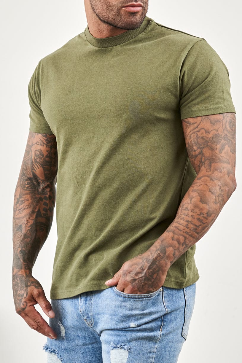 Legend London T-SHIRT PREMIUM BASICS T-SHIRT - OLIVE