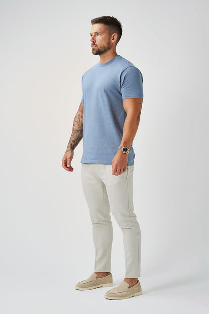 Legend London T-SHIRT PREMIUM BASICS T-SHIRT - STEEL BLUE