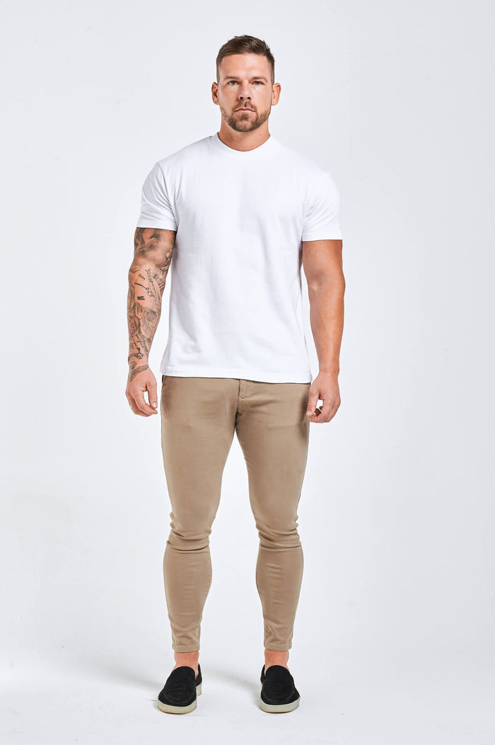 LEGEND* BASICS MUSCLE FIT T-SHIRT – WEISS