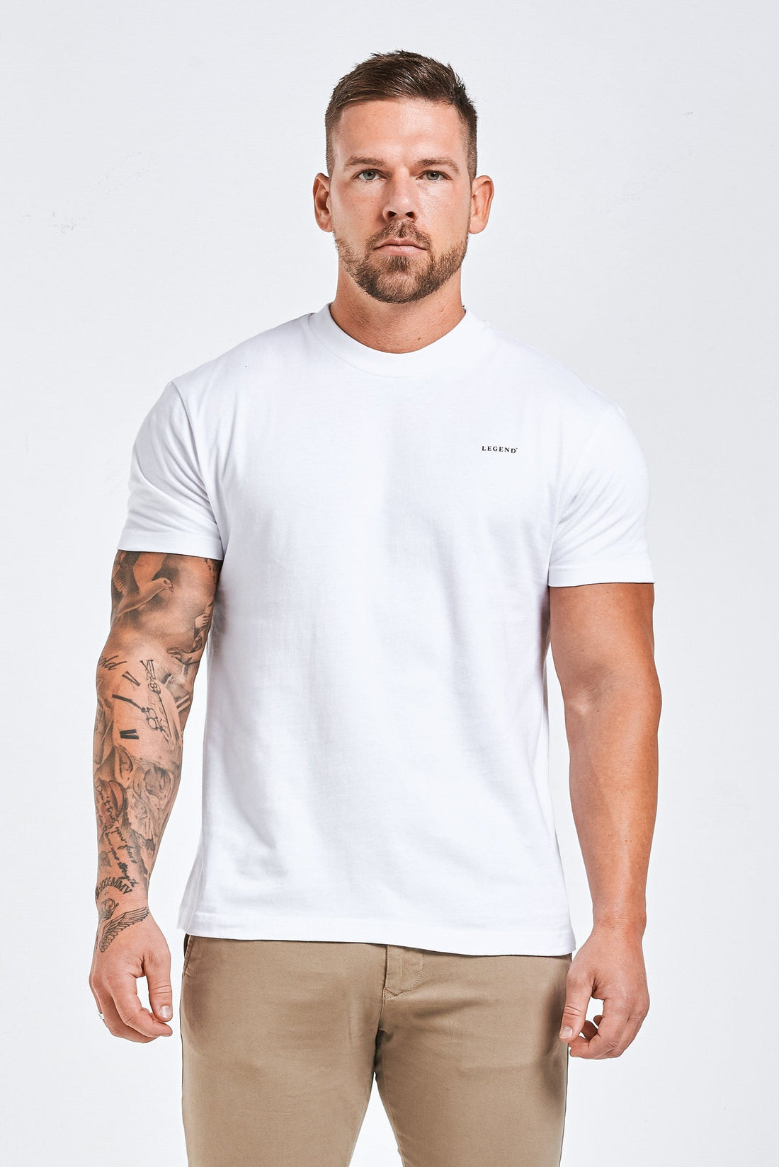 Legend London T-SHIRT PREMIUM BASICS T-SHIRT - WHITE