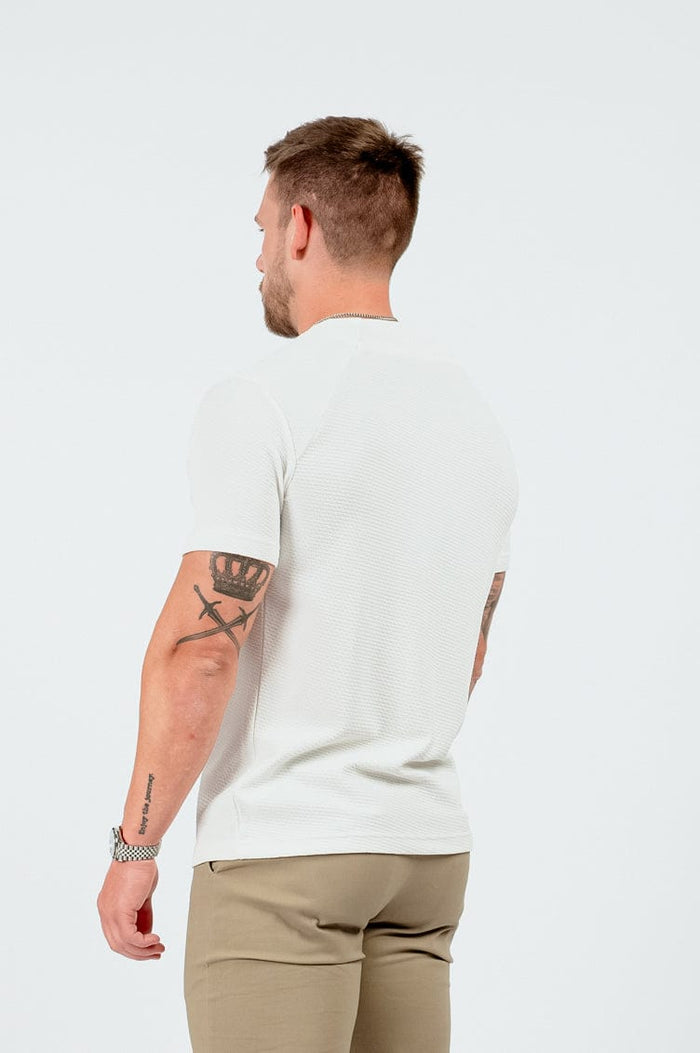 HENLEY TEXTURIZADA SUPERIOR-BLANCA