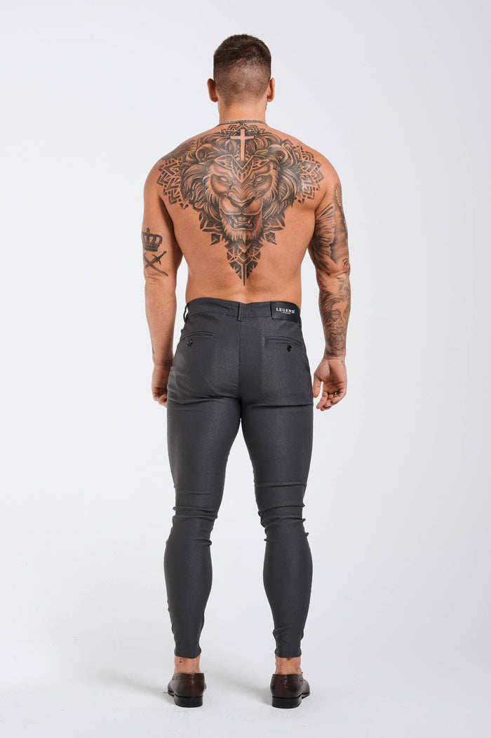 FLEX CHINO SLIM FIT – TIEFGRAU