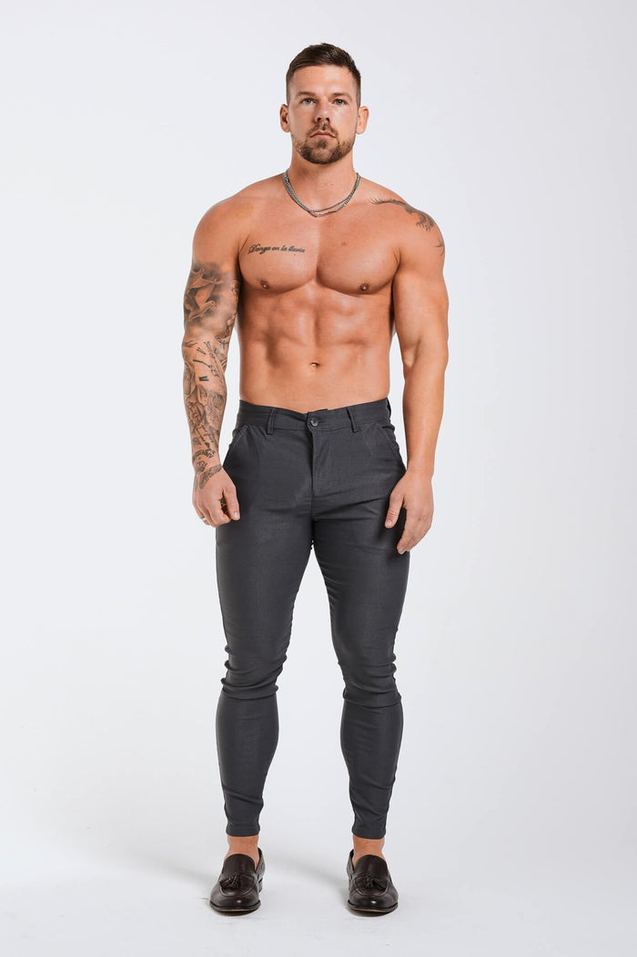 FLEX CHINO SLIM FIT – TIEFGRAU