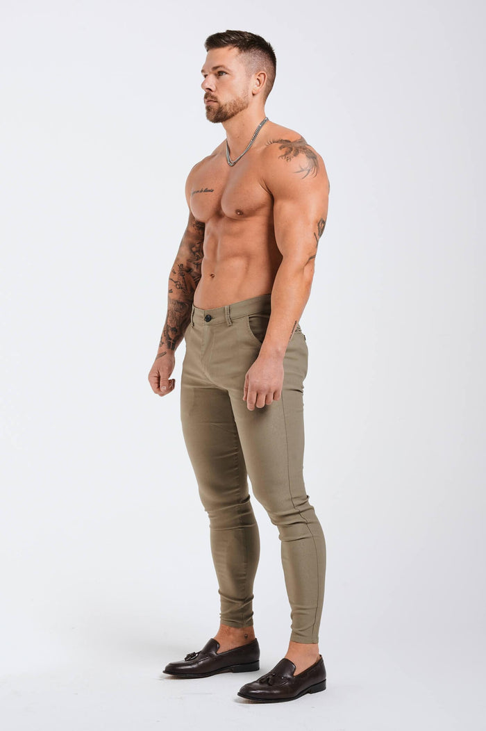 FLEX CHINO SLIM FIT-SAGE