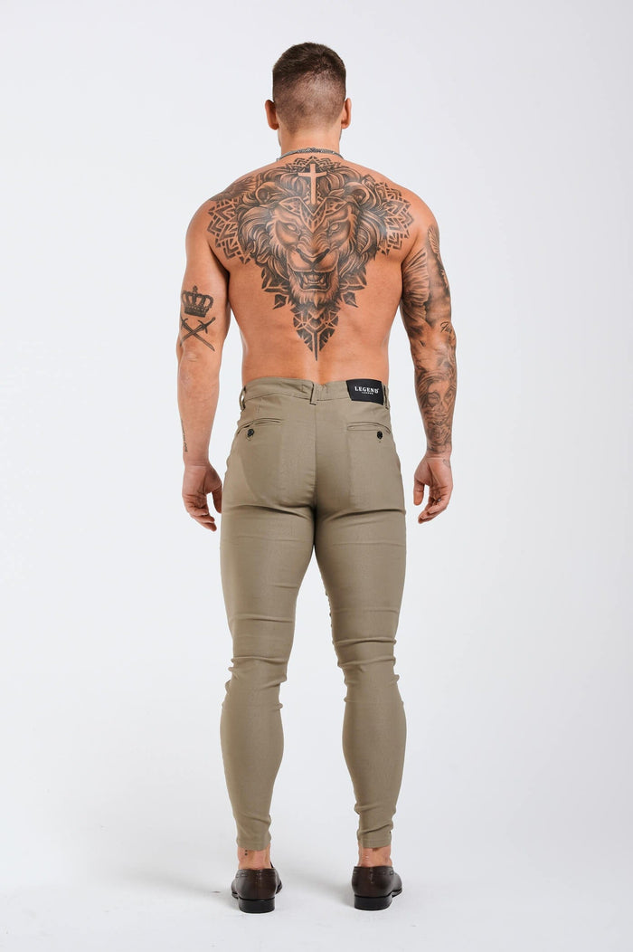 FLEX CHINO SLIM FIT - SAGE