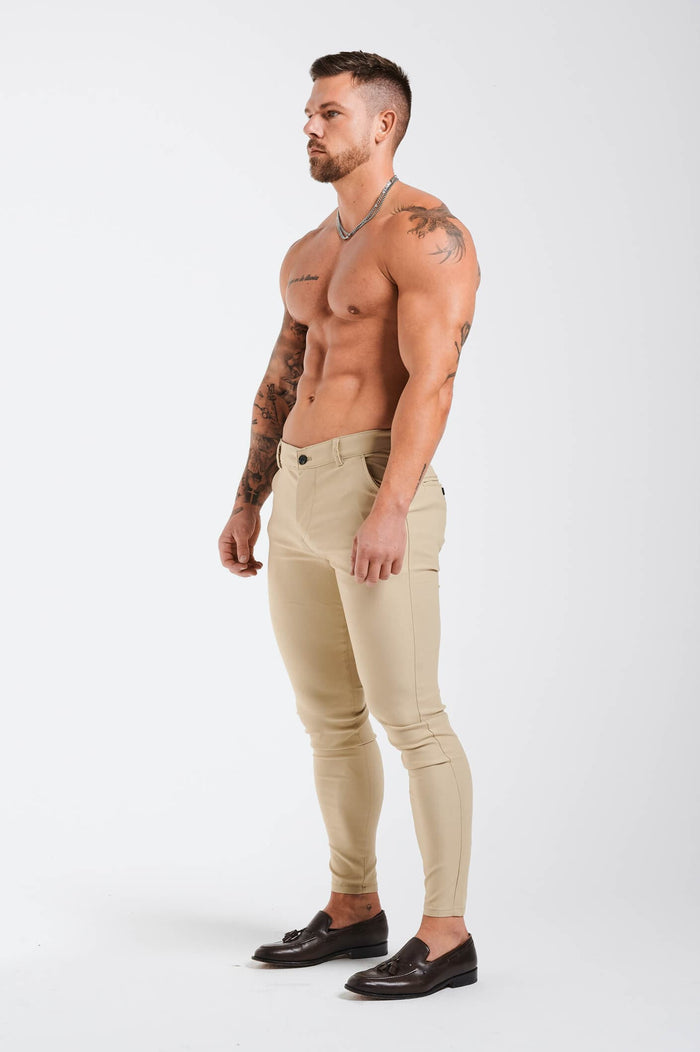 FLEX CHINO SLIM FIT - ZAND